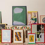 Petrol Blue Wood Picture Frame