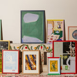 Arsenic Green Wood Picture Frame