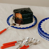 Blue Scallop Side Plate