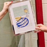 Silver Wood Picture Frame - Glassette x LA Exclusive