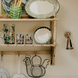 Green Scallop Side Plate