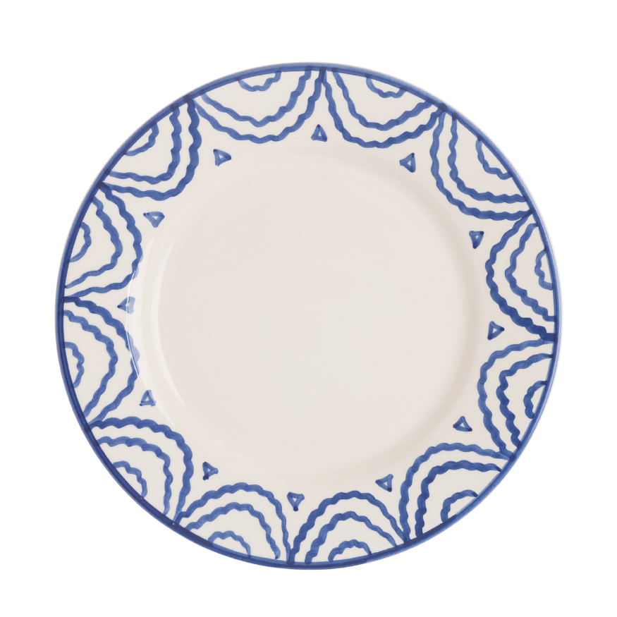 Late Afternoon Blue Tabla Dinner Plate