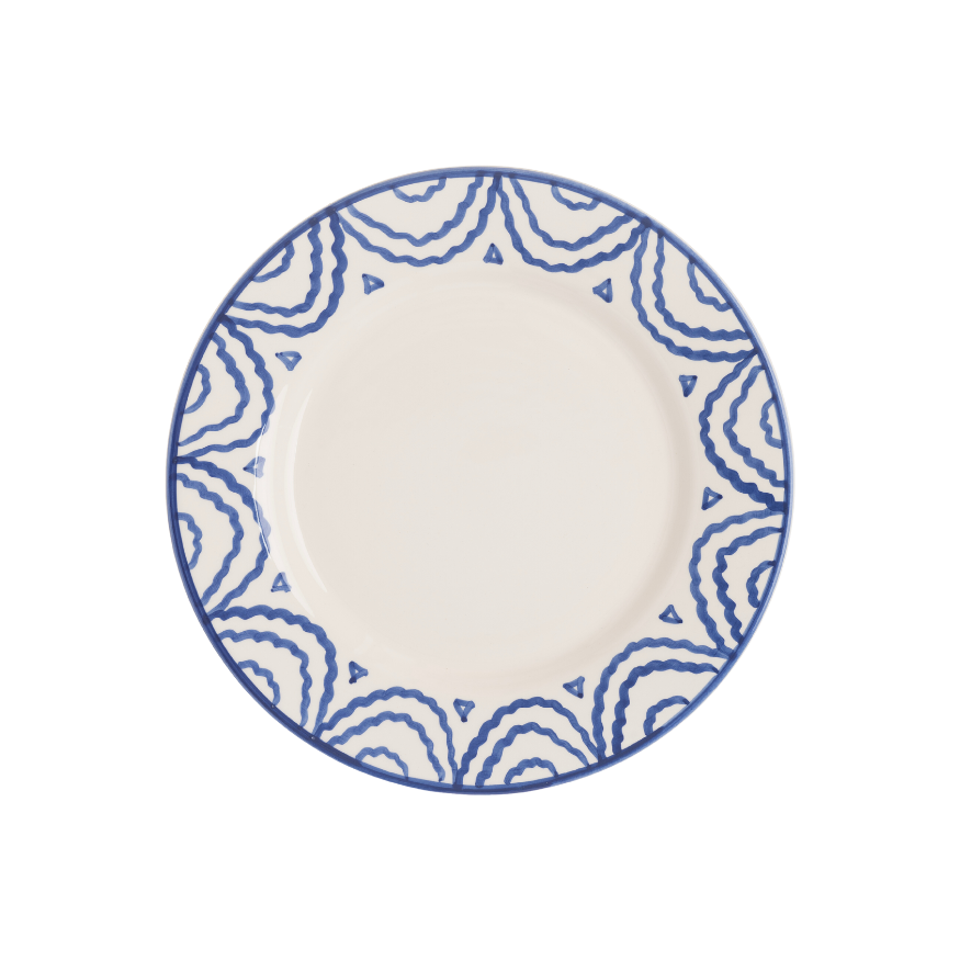 Late Afternoon Blue Tabla Side Plate