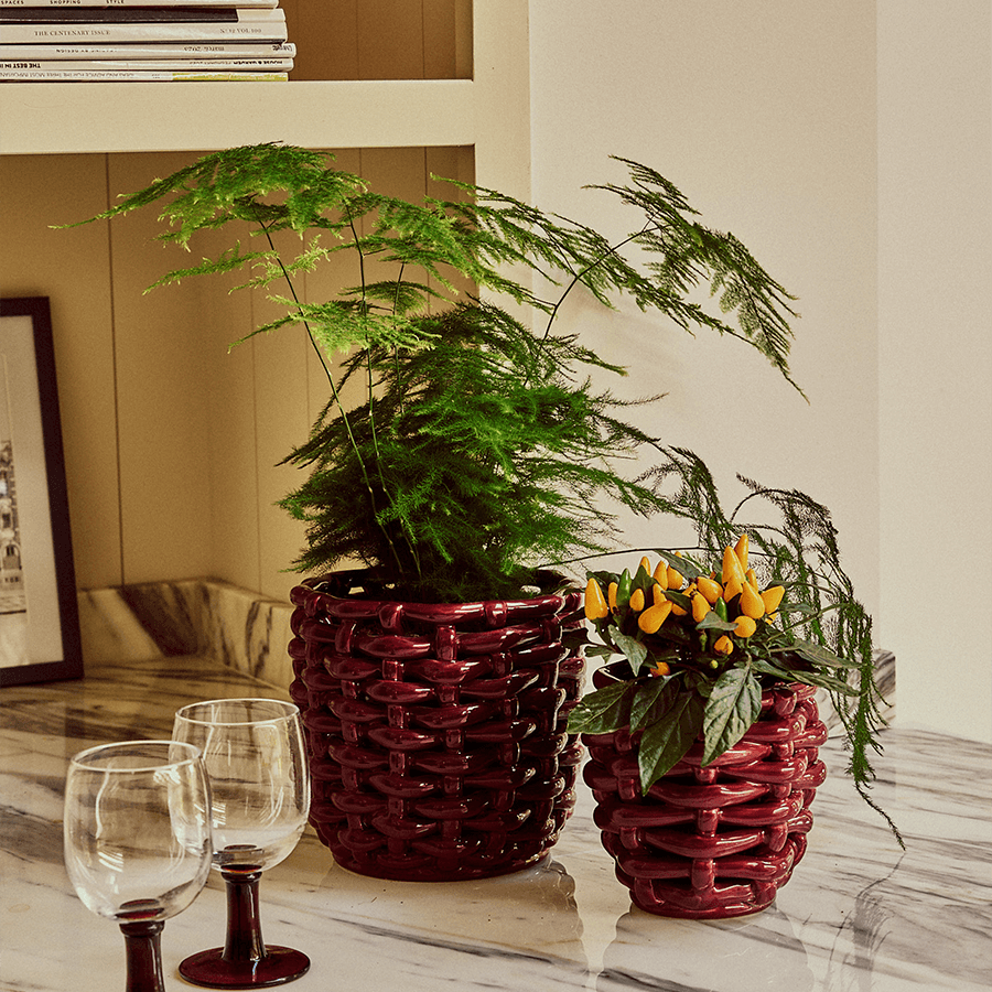LateAfternoon_Small_Burgundy_Basketweave_Planter