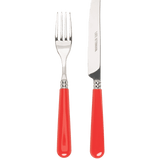 Late Afternoon Classic Red Knife and Fork Set