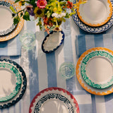 Cornflower Blue Stripe Napkins (Set of 2)