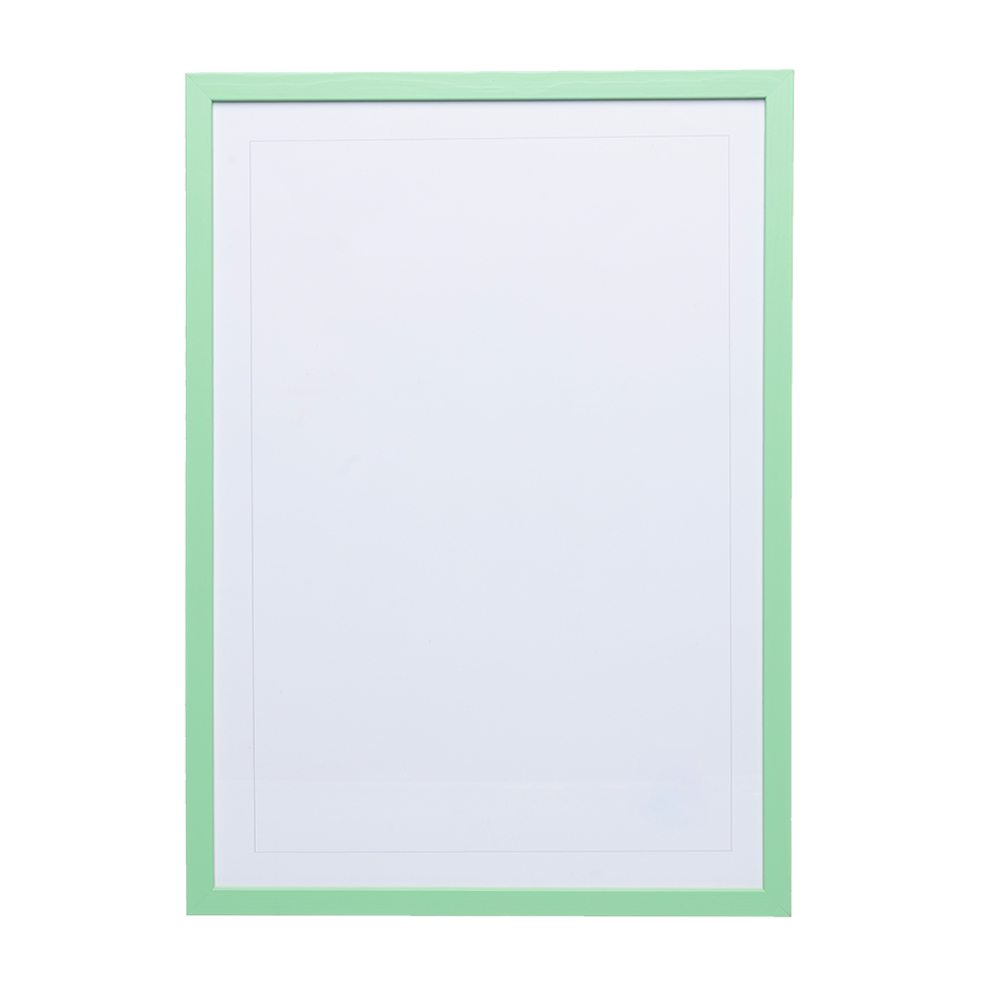 Arsenic Green Wood Picture Frame