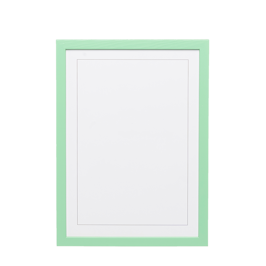 Arsenic Green Wood Picture Frame