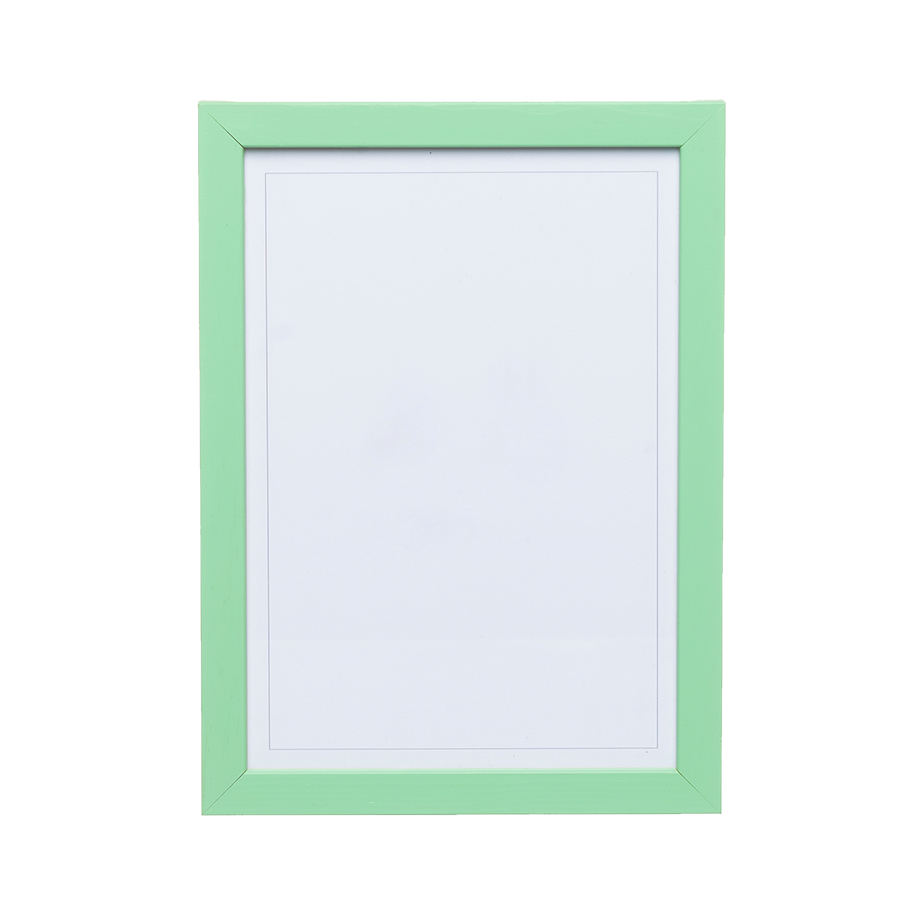 Arsenic Green Wood Picture Frame