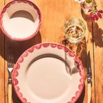 LateAfternoon_Pink Scallop Dinner Plate