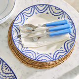 Late Afternoon Blue Tabla Dinner plate