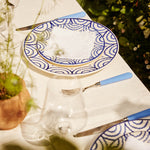 Late Afternoon Blue Tabla Dinner plate