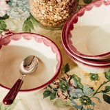 Late Afternoon Burgundy Set of 2 Dessert Spoons