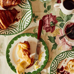 Late Afternoon Burgundy Knife and Fork Set Breakfast