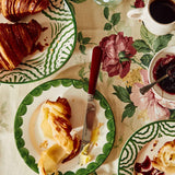 Late Afternoon Burgundy Knife and Fork Set Breakfast