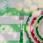 Late Afternoon Green Knife and Fork Set