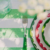 Late Afternoon Green Knife and Fork Set