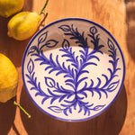 Late Afternoon Large Blue Vina Serving Bowl