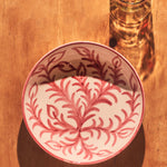 Late Afternoon Large Pink Vina Serving Bowl