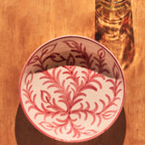 Late Afternoon Large Pink Vina Serving Bowl