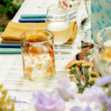 Late Afternoon Brown Oro Glass Tumbler