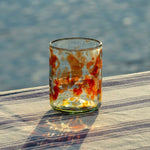Late Afternoon Brown Oro Glass Tumbler