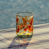 Late Afternoon Brown Oro Glass Tumbler