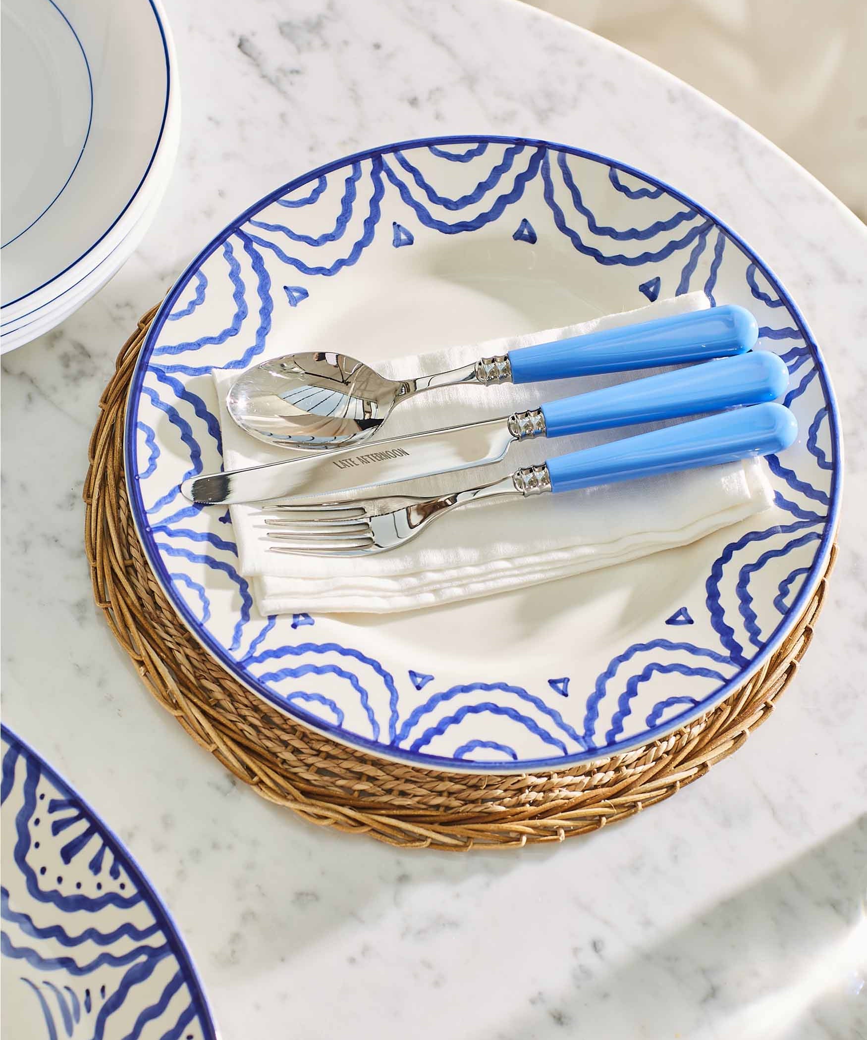 Late Afternoon Sky Blue Cutlery Set