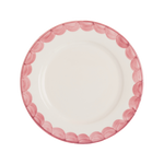 Late Afternoon Pink Scallop Dinner Plate