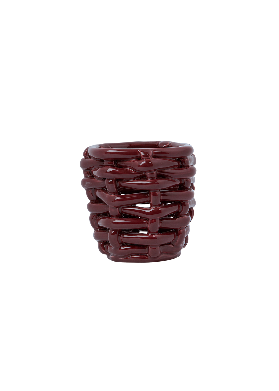 LateAfternoon_Small_Burgundy_Basketweave_Planter