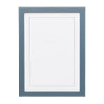 Petrol Blue Wood Picture Frame A5