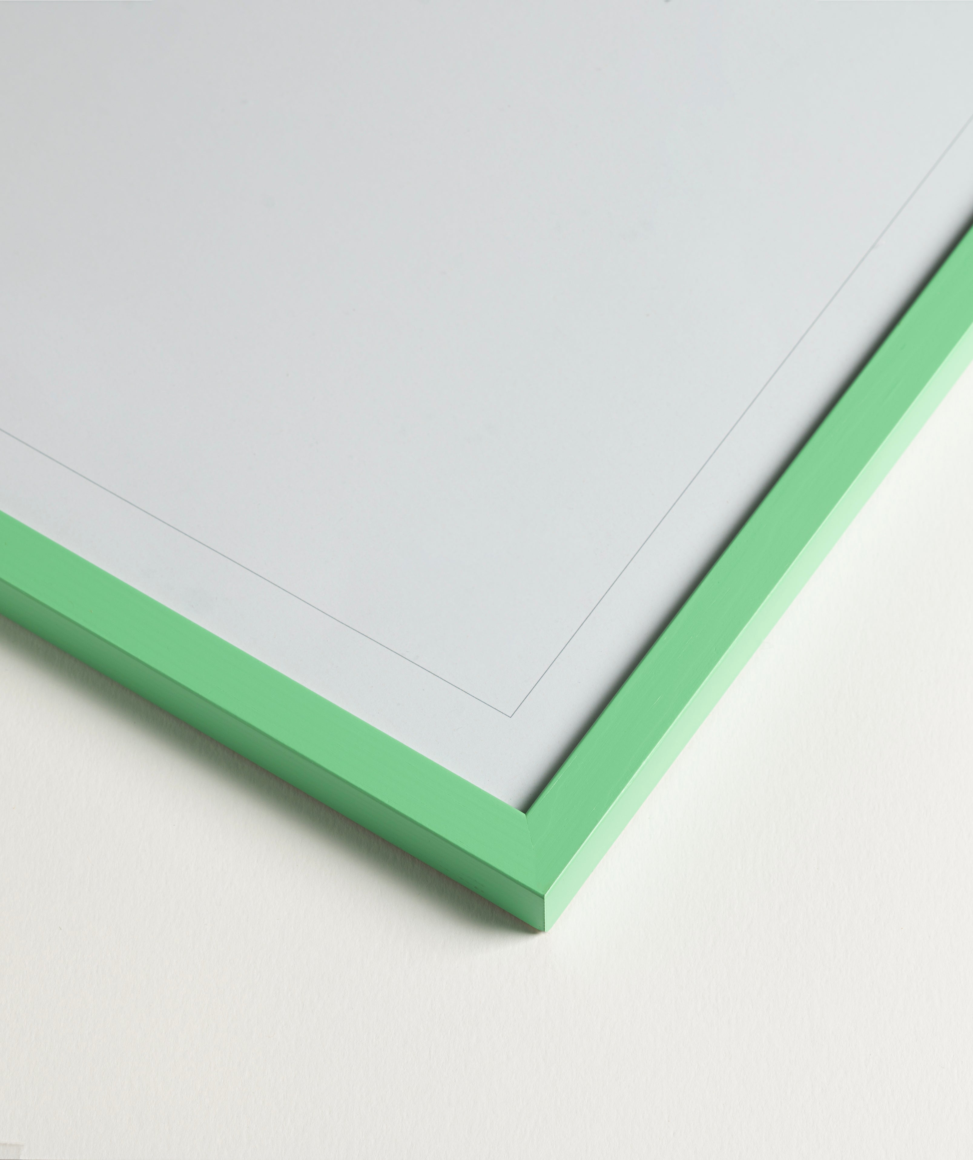 Arsenic Green Wood Picture Frame