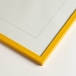 Naples Yellow Wood Picture Frame