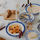 Blue Scallop Dinner Plate