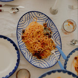 Large Blue Platter