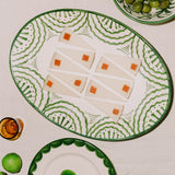 Green Scallop Side Plate