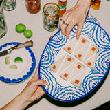 Large Blue Platter