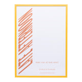 Naples Yellow Wood Picture Frame
