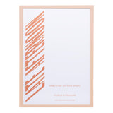 Plaster Pink Wood Picture Frame