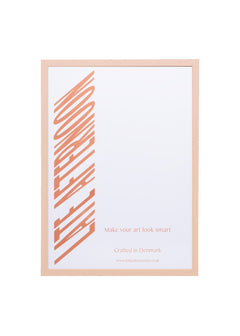 Plaster Pink Wood Picture Frame