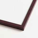 Burgundy Wood Picture Frame
