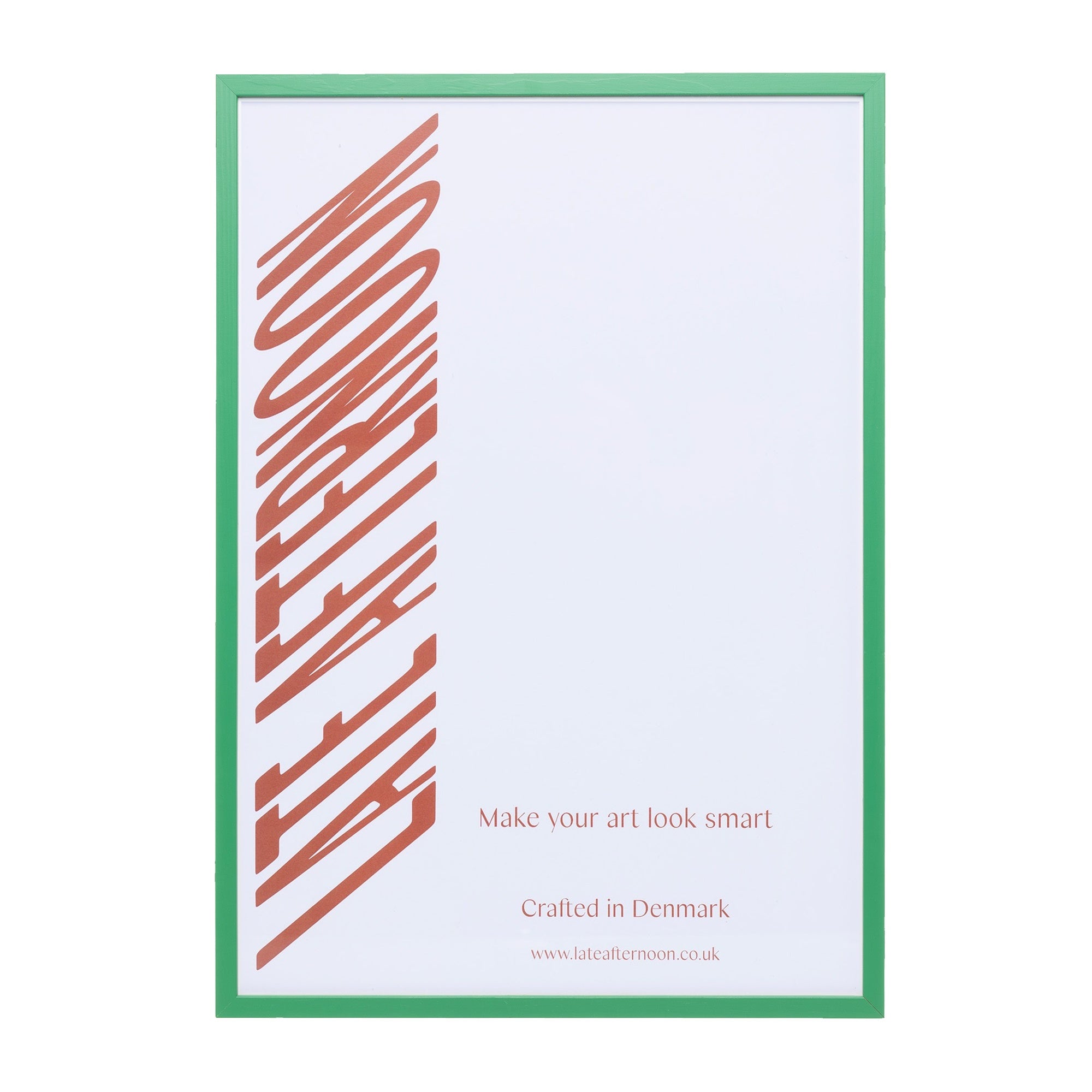 Emerald Green Wood Picture Frame
