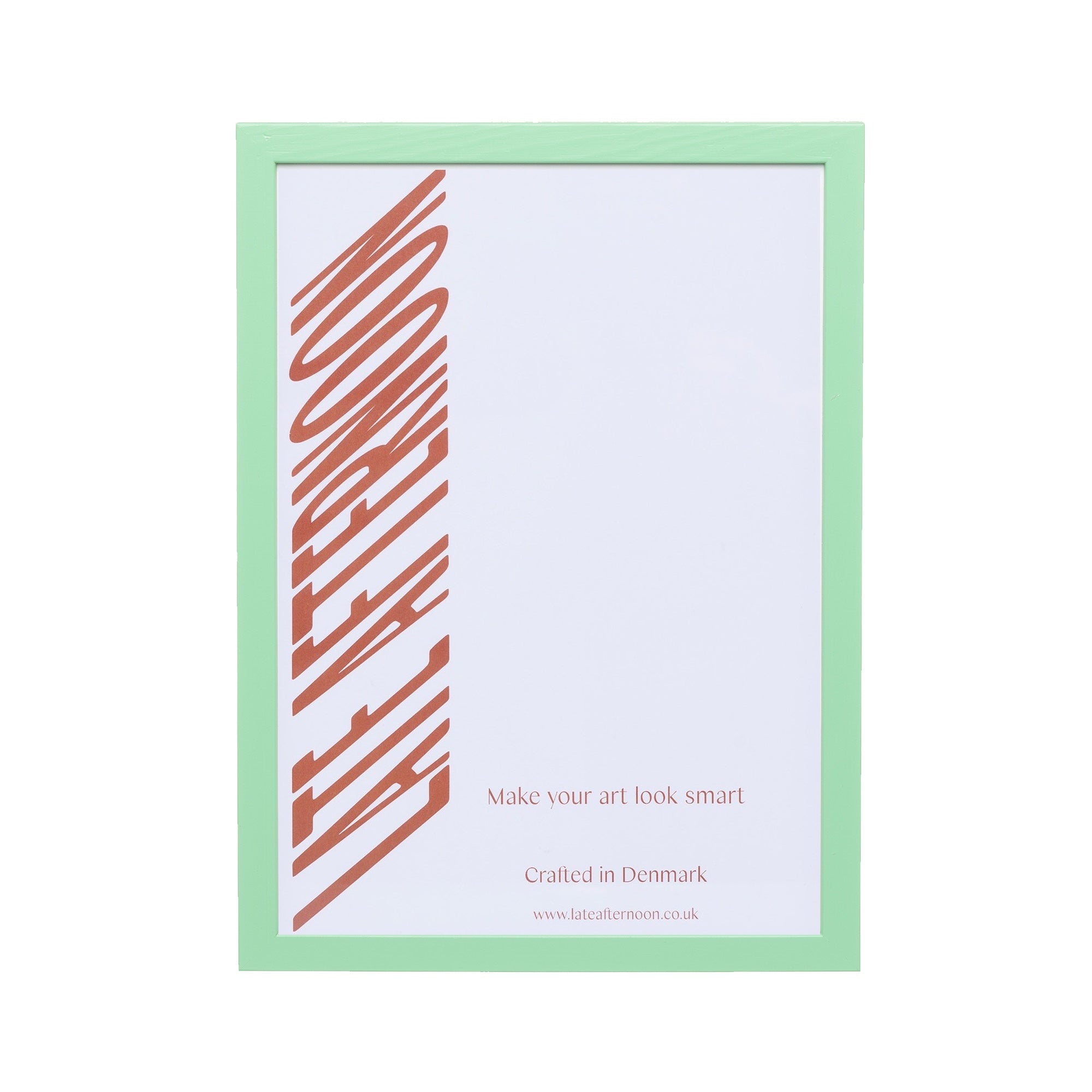 Arsenic Green Wood Picture Frame