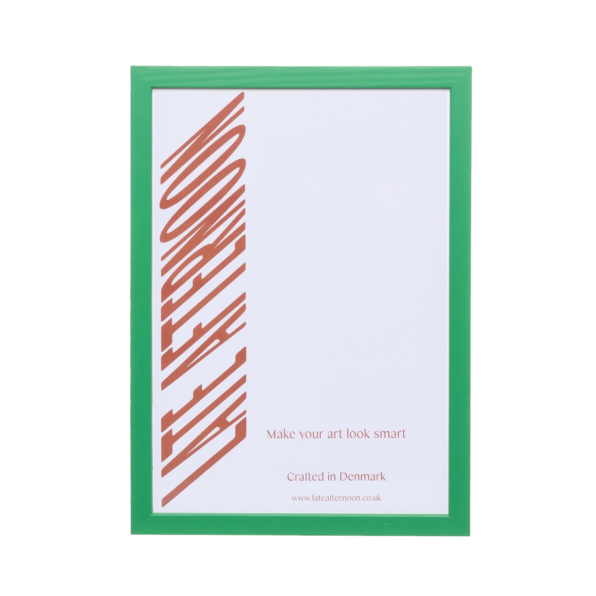 Emerald Green Wood Picture Frame