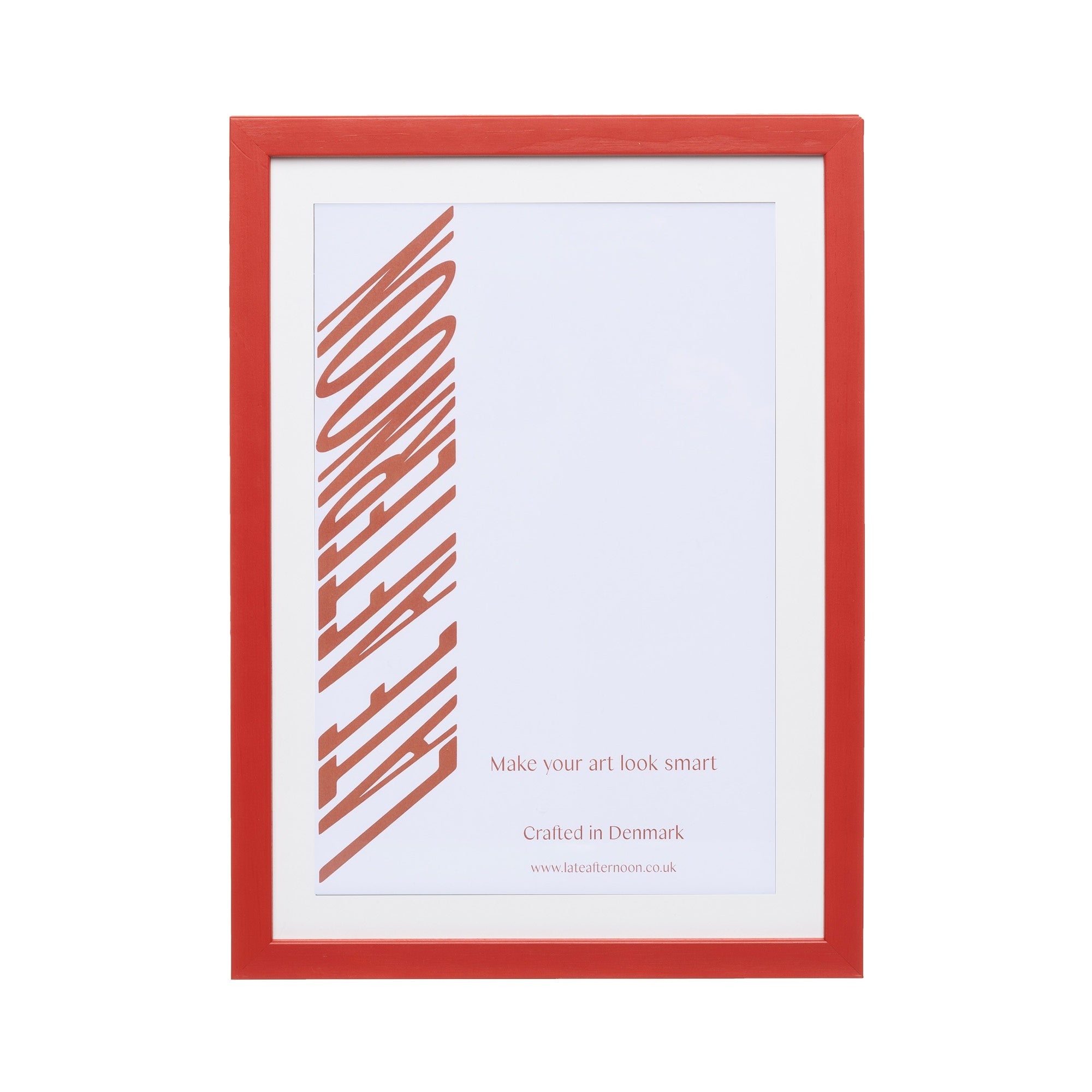 Venetian Red Wood Picture Frame