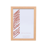 Classic Oak Wood Picture Frame
