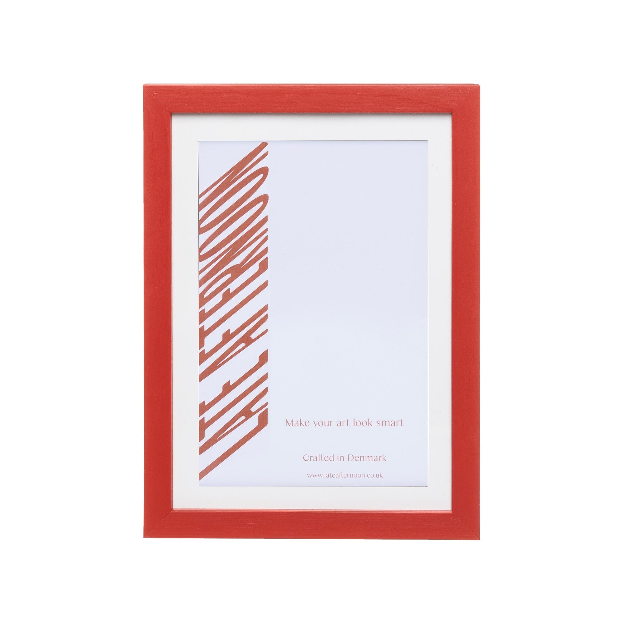 Venetian Red Wood Picture Frame