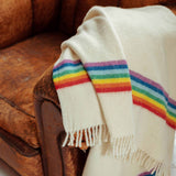 Arco Wool Rainbow Blanket by Late Afternoon