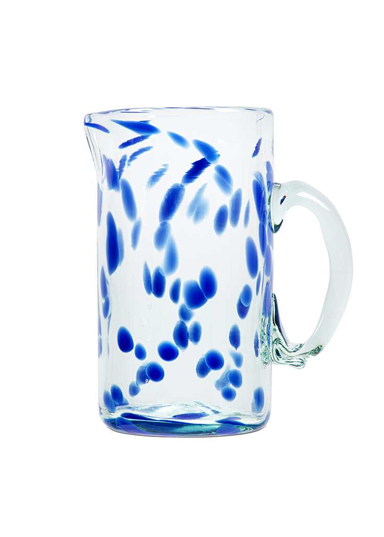 Late Afternoon Azul Blue Glass Jug