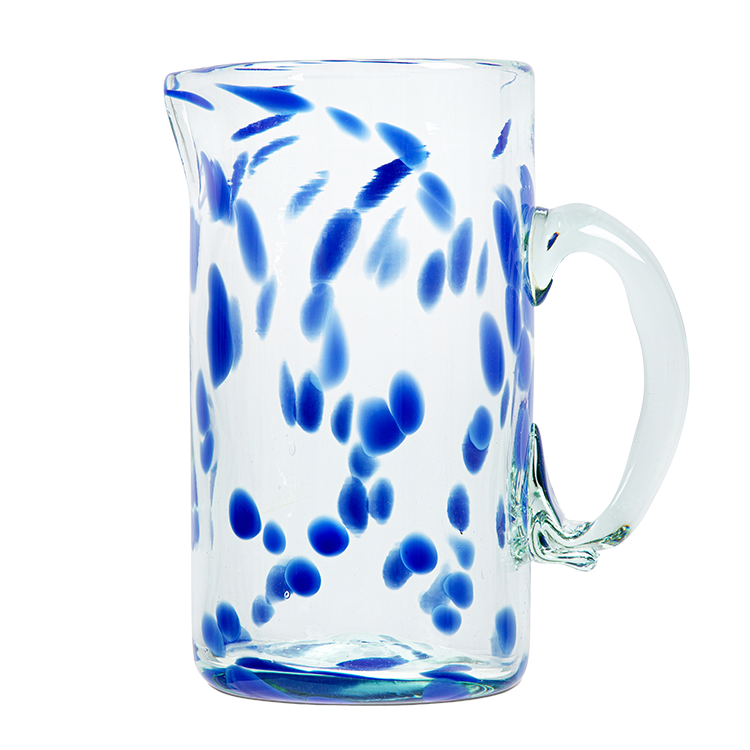 Late Afternoon Azul Blue Glass Jug
